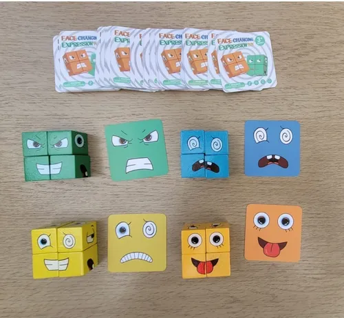 Juego De Caritas. Juegos De Expresiones. Emojis. Emociones