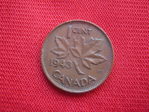 Canadá 1 Centavo 1943 Jorge Vi