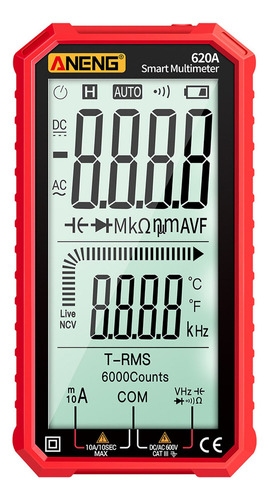 Multímetro Digital For Lcd De 4,7 Pulgadas Ac/dc