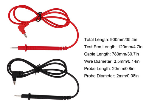 Juego De 5 Sondas De Prueba Para Multímetro J.30031, Cables