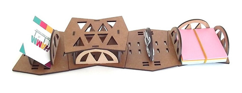Imagen 5 de 6 de Organizador Para Escritorios Modular Kit Oficina