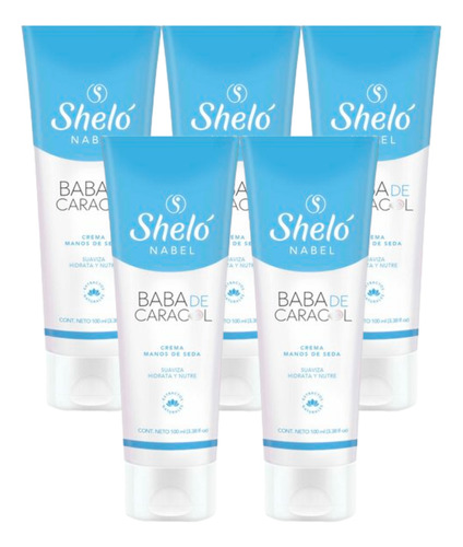 Crema Manos De Seda Baba De Caracol Shelo Nabel® 100ml. 5p