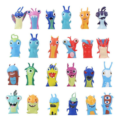 24pcs Slugterra Figura Juguete Modelo Niños Navidad Regalo