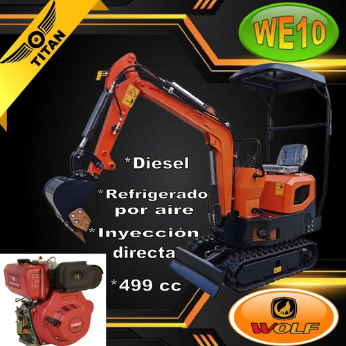 Imagen 7 de 13 de Maquinaria De Construccion Wolf Palas & Mini Retro 0hs
