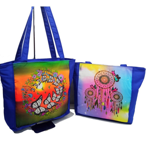 Bolso Grande 40 Diseños Bulldog,etc Sublimados Los Mejores!!