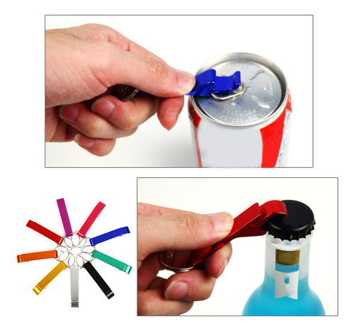 Abridor De Botellas De Cerveza Con Forma De Llavero Con Barr