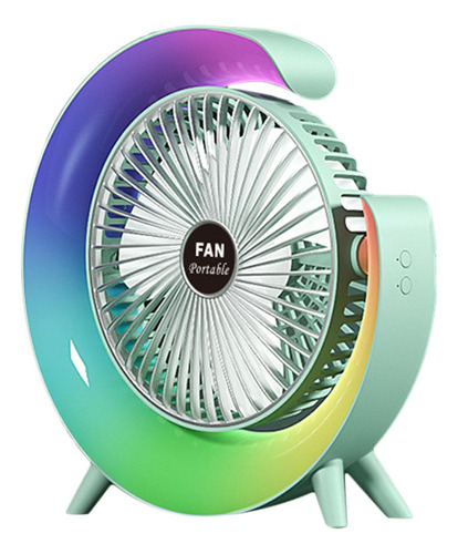 Mini Ventilador Mesa Escritorio Con Inclinación Ajusta
