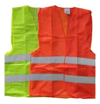 Comprar Chalecos Vial Reflectivos Verde Y Anaranjado 5 Unidades 