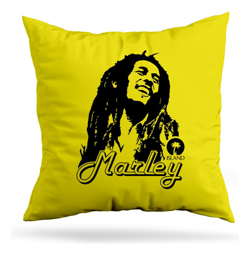 Cojin Deco Bob Marley Island (d0291 Boleto.store)