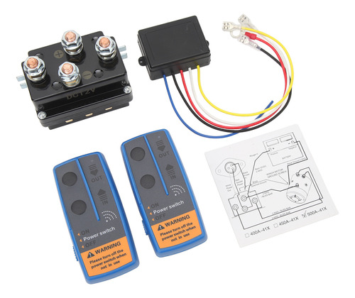 Kit De Control Remoto Inalámbrico Para Cabrestante, Relé Sol