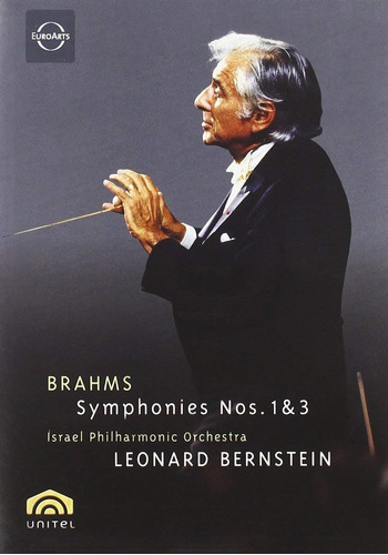 Leonard Bernstein Brahms Symphonies Nos. 1 &3 Dvd En Stock