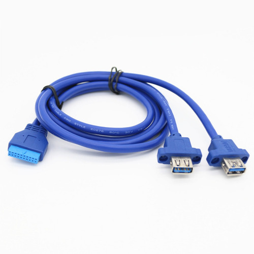 Dual 2 Puertos Usb3.0 Usb 3.0 A Macho A Placa Madre Mainboar