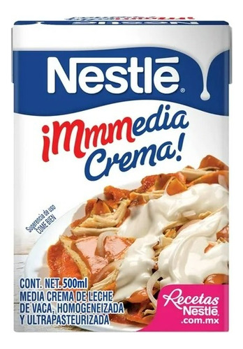 3 Pza Media Crema Media Crema 500 Ml
