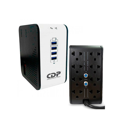 Imagen 2 de 4 de Regulador Cdp Avr 1008 400w 1000va 8 Contactos R2cu-avr1008