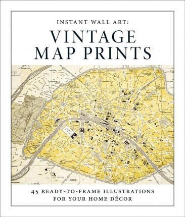 Instant Wall Art - Vintage Map Prints : 45 Ready-to-frame Il