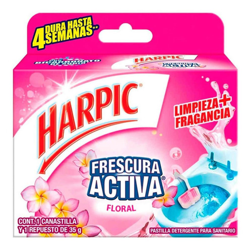 Pastilla Sanitaria Harpic Flores Silvestres 35g