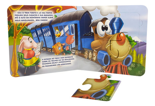 Meios de Transporte em QC: Tobito, o TREM, de Leidens, Rosa de Lima. Editorial Todolivro Distribuidora Ltda., capa dura em português, 2019