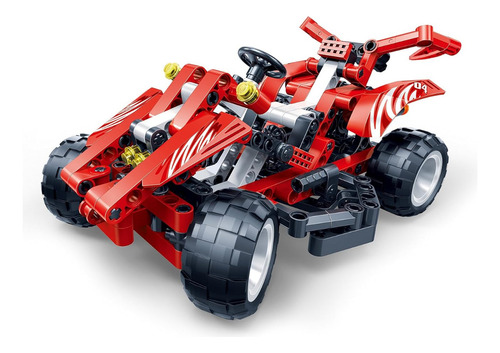 Juguete Armable Bloques De Construccion Red Racer 250 Piezas