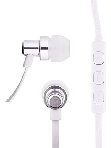 Auriculares Maximo Earbud Blanco / Plateado (ipep-0297-01)