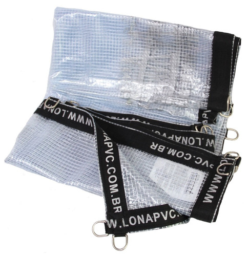 Lona Transparente Premium 3x2,5 Mts Pvc Vinil Emborrachada
