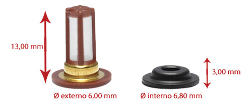 Reparo Bico Injetor 6972519 Civic 2008 2009 Sistema De