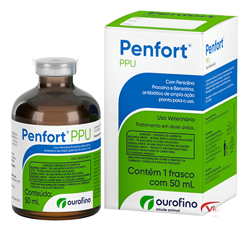 Penfort Ppu 50ml Ouro Fino Antibiotico