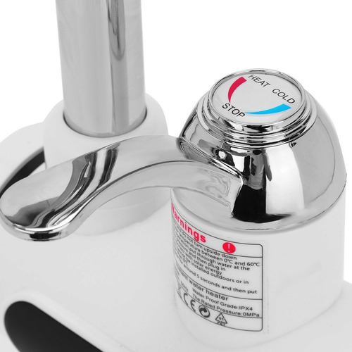 Imagen 3 de 3 de $30 Llave Cocina Eléctrica Calentador Agua Mesón Pared 110v