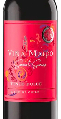 Pack De 12 Vino Tinto Viña Maipo Sweet Series 750 Ml