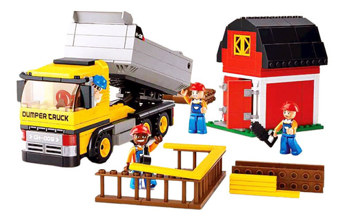 Camión Volquete Block Armable 384 Pcs M38-b0552 Sluban