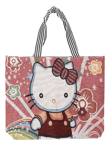 G-ahora Kitty Cat Carte Bag Kitty Cat Canvas Bag Bag Reusabl