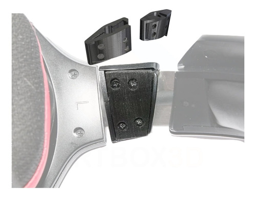 Kit 2 Lados Peça Dobradiça Reposição Fone Logitech G430 G930