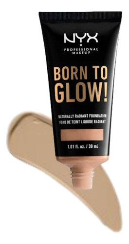 Base De Maquillaje Nyx Born To Glow Tono Medium Olive