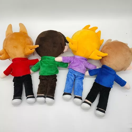 Eddsworld Stuffed Pelúcia Boneca Edd Tord Matt Tom Cartoon Pelúcia  Brinquedo Kids Presente