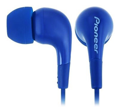 Auriculares Pioneer Cable Azul Para Apple/android Se-cl502l