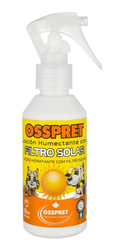 Locion Humectante Con Protector Solar Osspret Perros