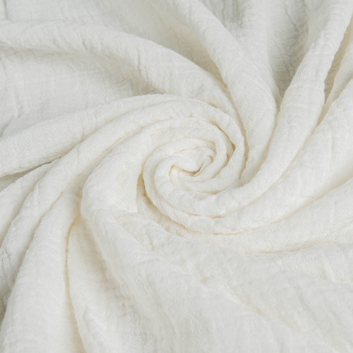 Tela Gasa Pañalera Ancho 1.25mts 100% Algodón X Mts Blanco (offwhite) Liso