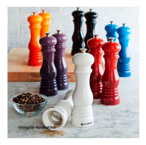 Conjunto Moedores Sal Pimenta 21cm Le Creuset Cinza Flint