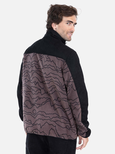 Poleron Micropolar Rouge Multicolor Hombre Rip Curl