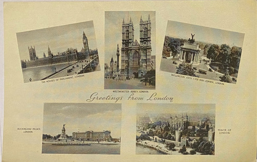 Antigua Postal Greetings From London England, P02/ 42