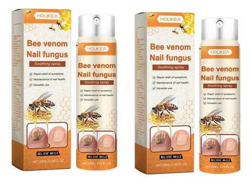 , 2 Sprays Calmantes Para Hongos En Las Uñas De 20 Ml