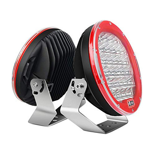 Barra De Luz Led 2 Unids 9 96w 9200lm Rojo Spot Spot Li...