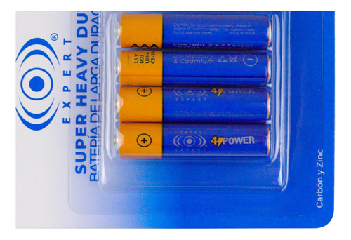 Pilas Baterias Aaa Control Expert 1.5v 120 Pila Caja 30 Blis