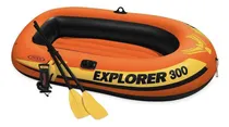 Comprar Bote Inflable Explorer 300 Intex Con Remos E Inflador
