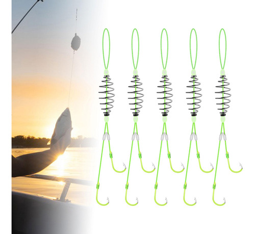 Ganchos De Púas Dobles Para Pesca De Carpa, 11mm X 19,8mm