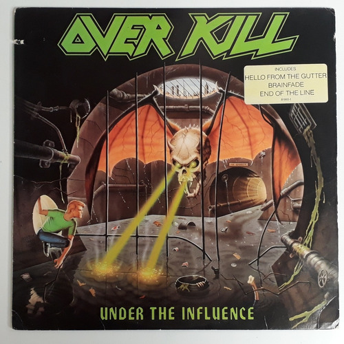 Overkill Under The Influence First Prees Promo Lp U.s 1988  