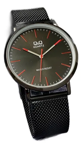 Reloj Qyq Pulso Acero Malla Para Hombre Sumergible + Envio