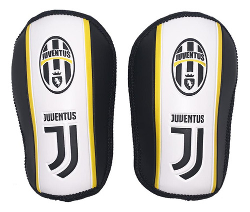 Imagen 1 de 7 de Canilleras Futbol Infantil Juventus Licencia Oficial