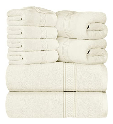 Utopia Towels Juego De Toallas Premium De 8 Piezas, 2 Toalla