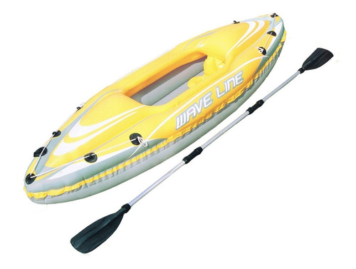 Kayak Inflable Reforzado Con Remos De Aluminio Hasta 100kg