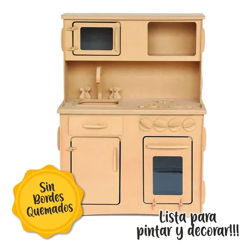 Cocina Infantil Stickers Fibrof cil Para Ni o 34.990